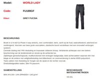 Werkbroek U Power World Lady